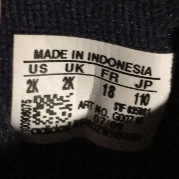 EUC Baby adidas size 2 so cute!!!! - Picture 5 of 5